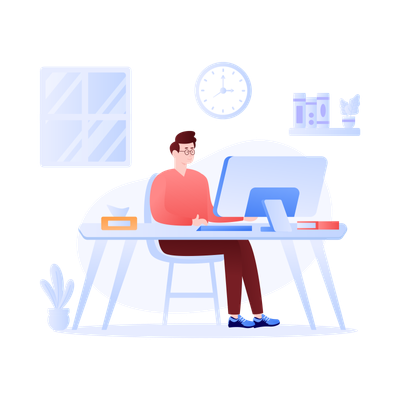 Website Prototyping Illustration